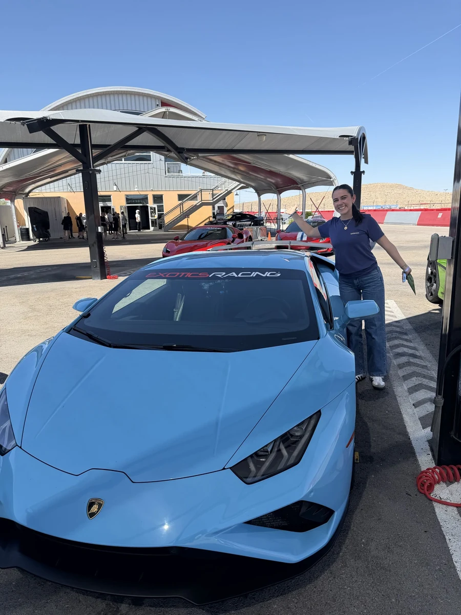 Pit lane in Vegas