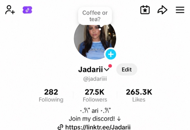 @jadariii TikTok channel